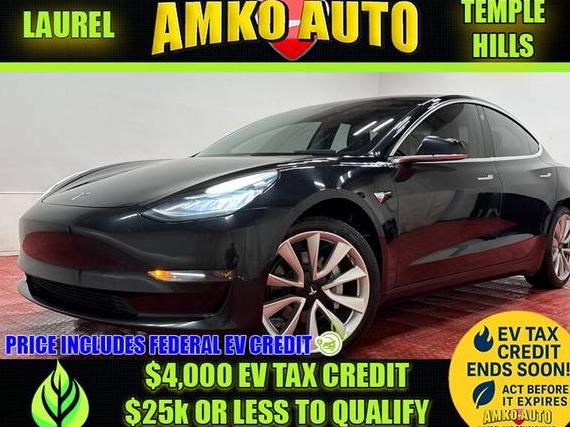 TESLA MODEL 3 2018 5YJ3E1EA9JF092752 image
